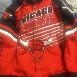 Chicago Bulls Button Jacket XL