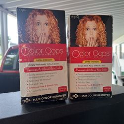 Brand New Color Oops Artificial Hair Dye Removal