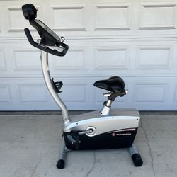 Schwinn Fitness 131 Upright Exercise Bike w/ LED Screen & Wheels 