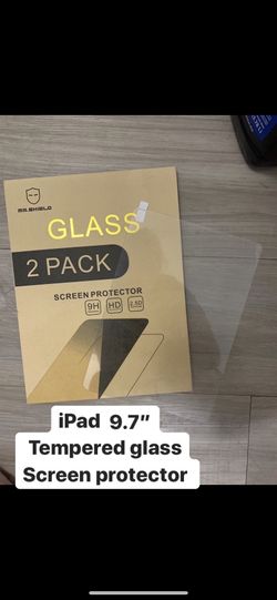Fits, iPad 9.7” - tempered glass