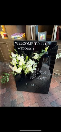Wedding sign