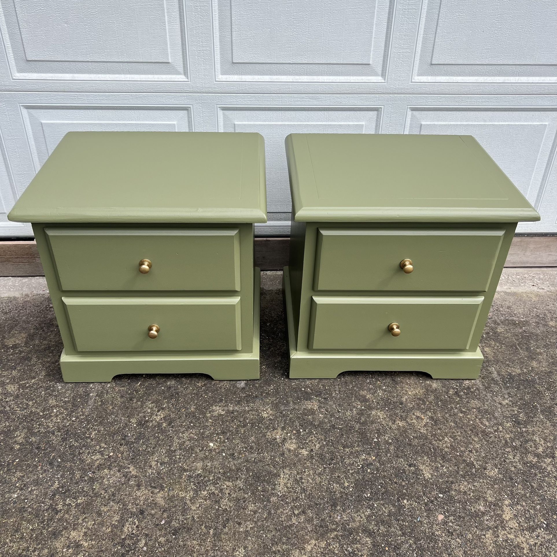 Green Matching Nightstands