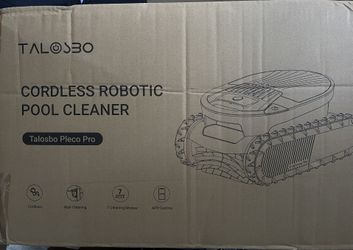 Cordless Robotic Pool Cleaner, Smart Navigation, 210–240 Min Runtime, App Control, Wall Climbing & Waterline Cleaning, Dual