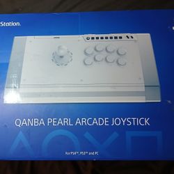 Official Sony Qanba Pearl Arcade Joystick [PS5/PS4/PS3] Brand New