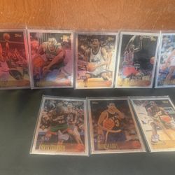 Topps 1996-97 at 50 Basket Balls Card Lot of 8 