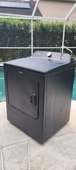 Whirlpool Electric Dryer Volcanic Black