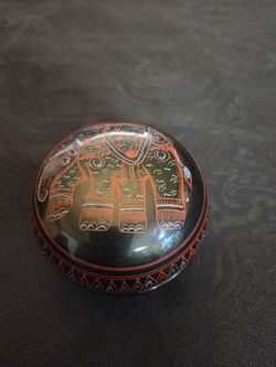 Burmese lacquer  jewelry boxes