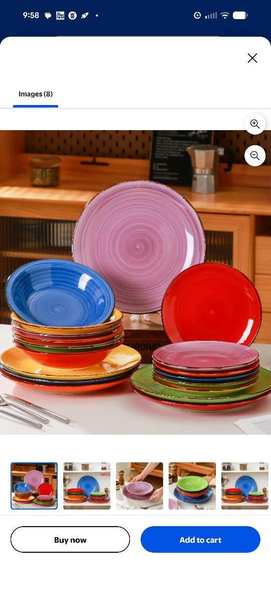 Vancasso Bonito 18 Pc Dinnerware Set