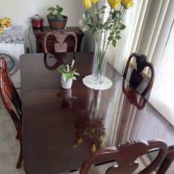 Dining table and Four chairs