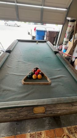 Pool Table with Balls