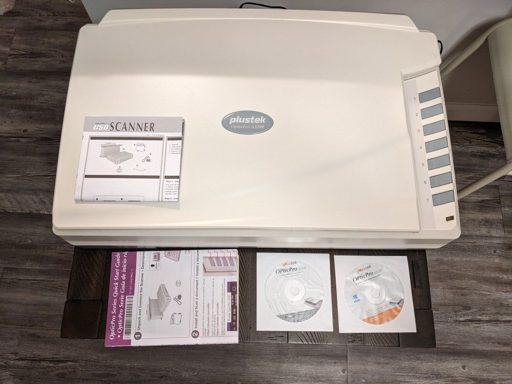 Plustek Opticpro A320E Flatbed Scanner