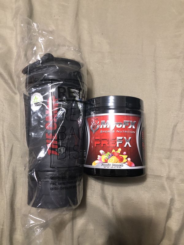 Myofx Pre Workout And Protein Shake From The Camp