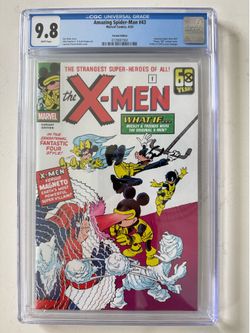 AMAZING SPIDER-MAN #43 CGC 9.8 Disney Variant Edition X-Men vs Magneto Homage