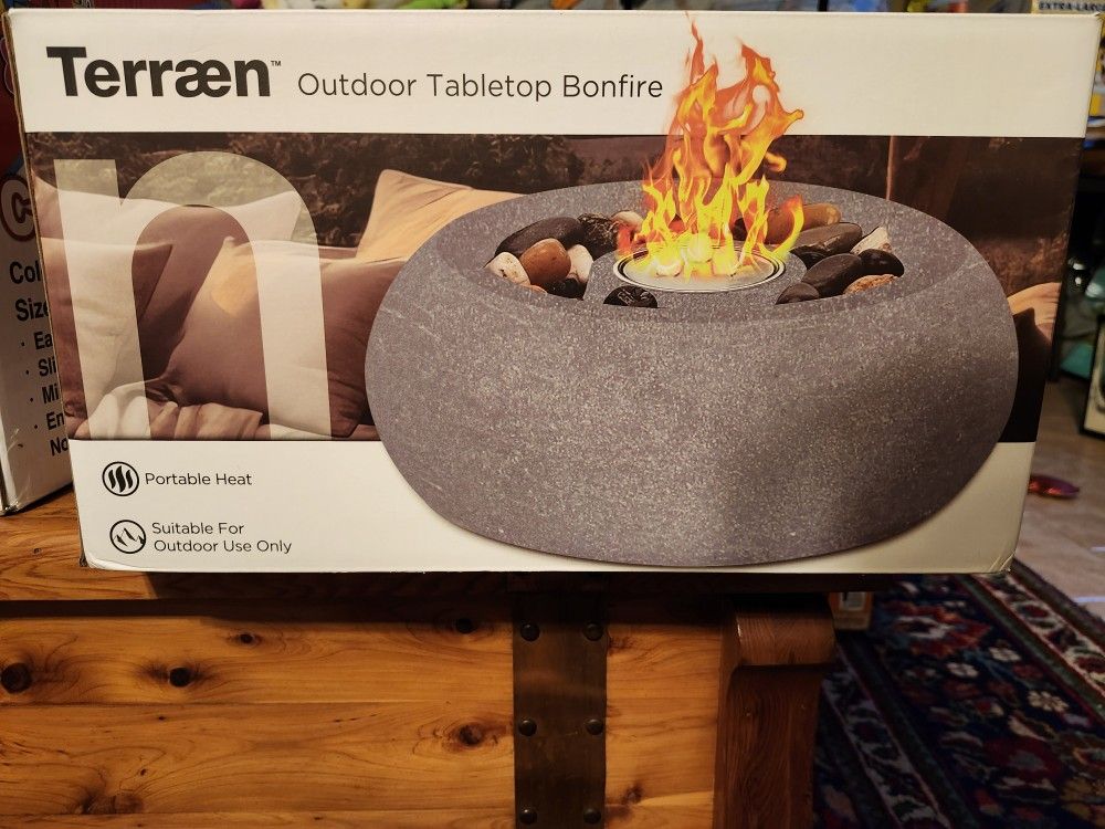 Brand New- In Box Outdoor Tabletop Bonefire