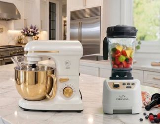 New princess House white blender and mixer/ Licuadora y mixer blanca vida sana de princess house