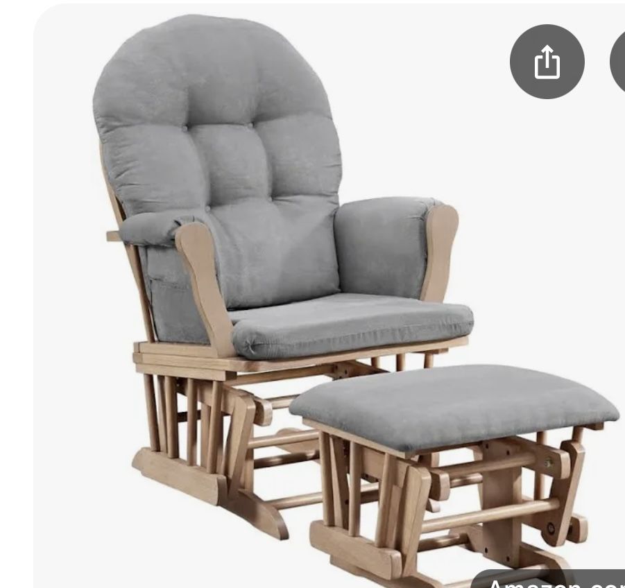 Brand New Glider And Ottoman 