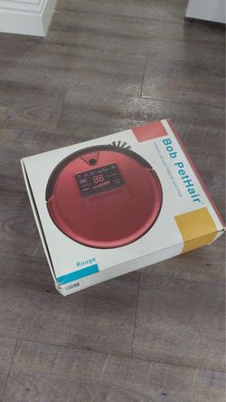 bObsweep Bob PetHair Robotic Vacuum in Rouge