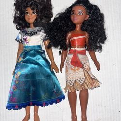 2 Disney Dolls Maribel And Moana