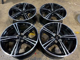 4X OEM 2024 Ford Mustang OEM Wheels Rims 18x8 18" 10592 PR3C1007AA (GOOD SHAPE)