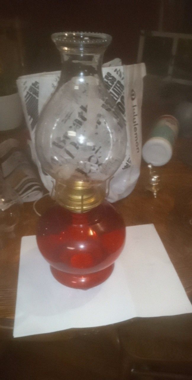 Vintage Oil Lamp