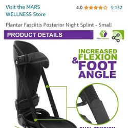 Planter Fascitis Posterior Night Splint