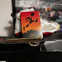 Air Jordan Hare 7’s 2015 Size 9.5 With Collector’s Card 