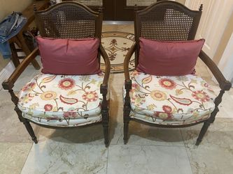 Antique 1950 Reupholstered Chairs