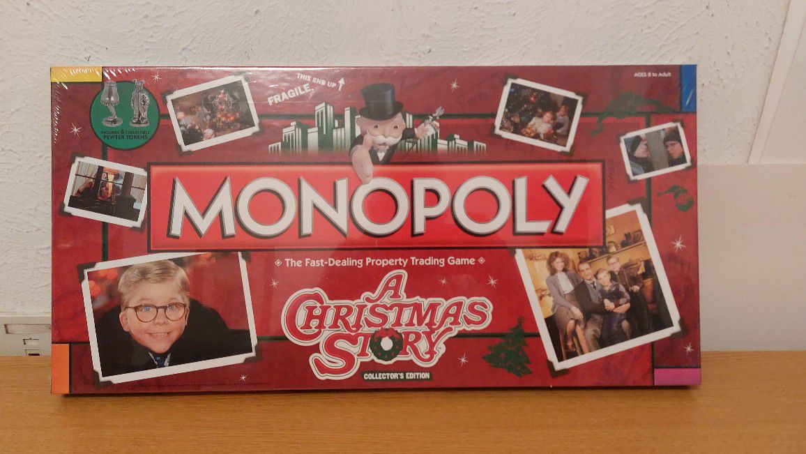 🎴 A Christmas Story Monopoly Board Hasbro Game Collectors EditionNew Sealed 🎴