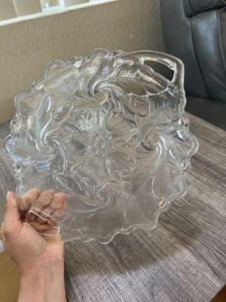 Crystal Centerpiece Plate