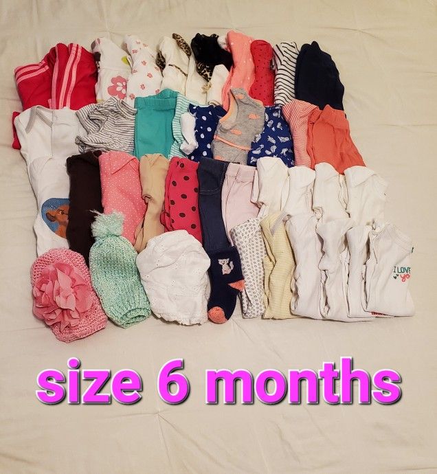 Baby Clothes Size 6 Months