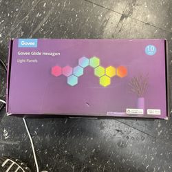Sealed - Govee Glide HexagonSmart LED Light Panels - 10 Pieces:Model H6061