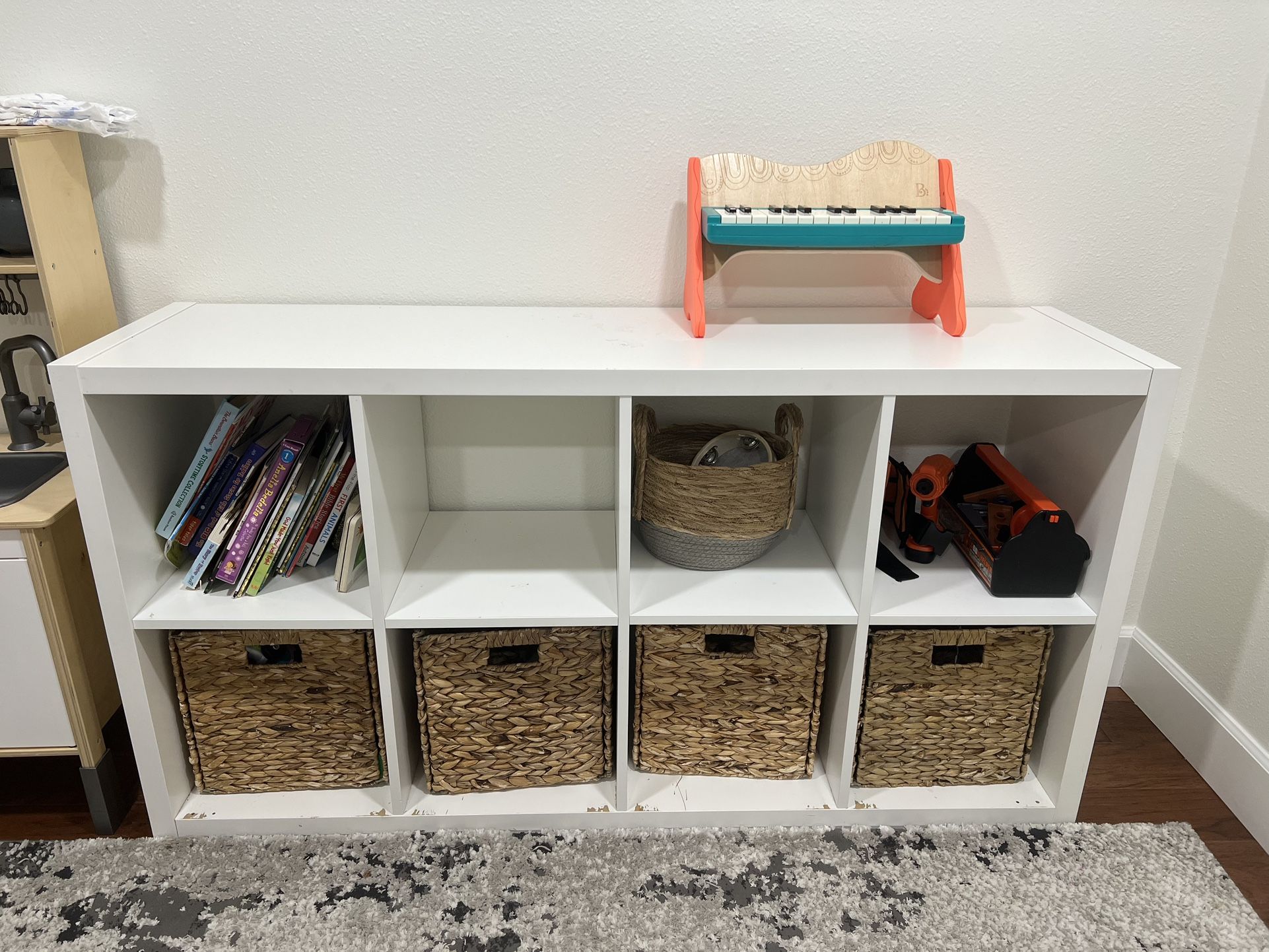 IKEA Shelf With 4 Baskets