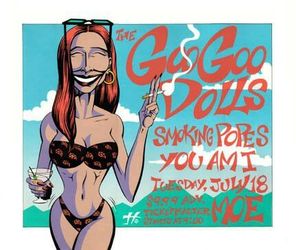 Goo Goo Dolls, You Am I, Smoking Popes 1995 Limited Edition Silkscreen professionally framed