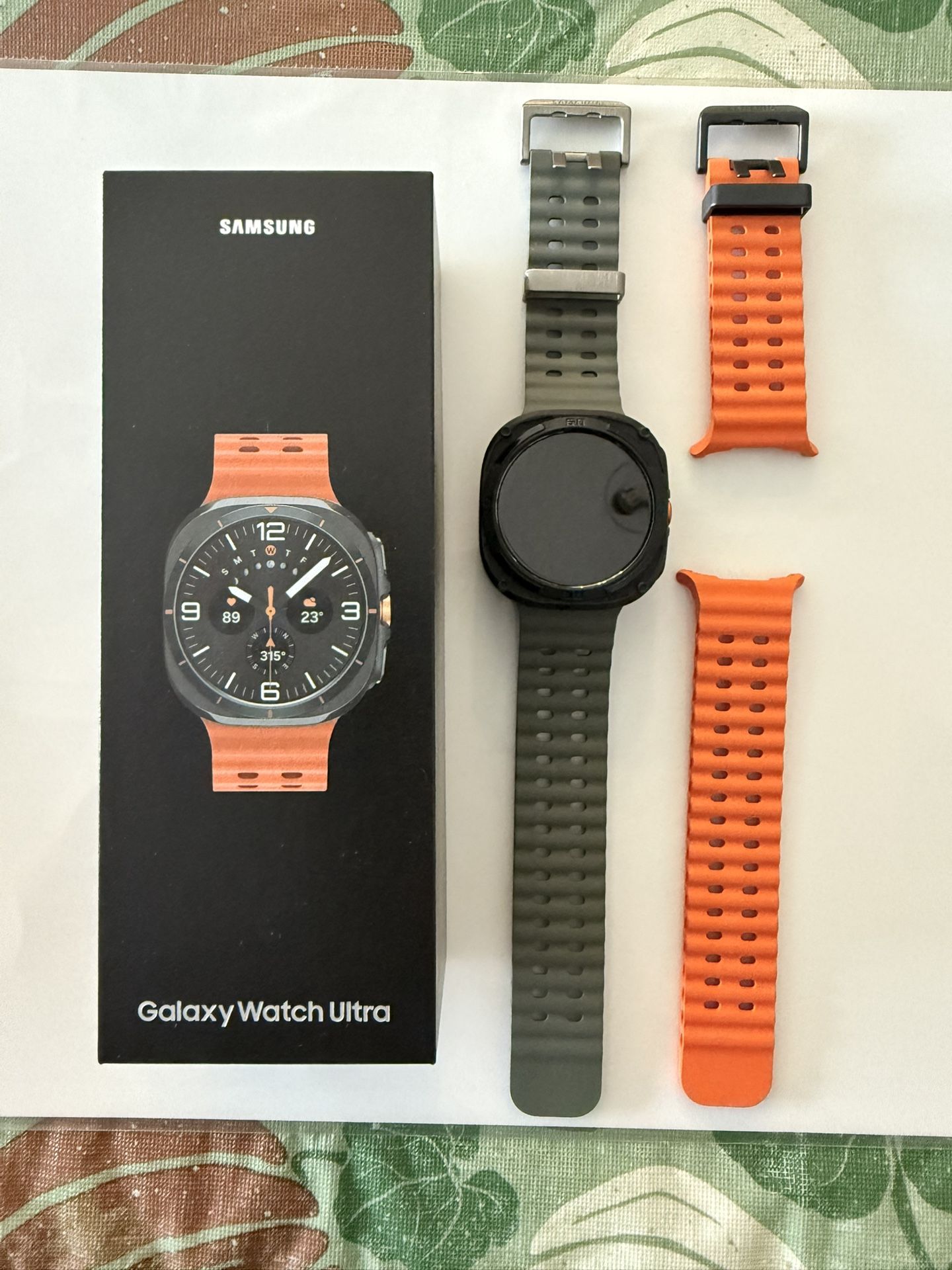 Samsung Galaxy Watch Ultra With 2 OEM Marine Bands