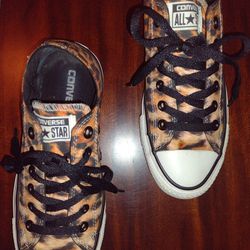 Converse Leopard Print Sneakers 