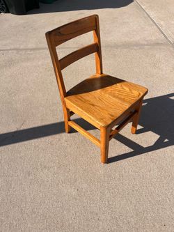 Wooden Child’s Chair