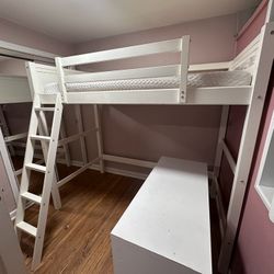 High Bunk Bed - Twin