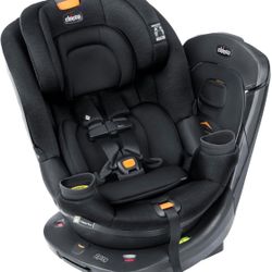 Chicco Fit360 ClearTex Rotating Convertible Car Seat with 360 Degree Rotation for Rear-Facing and Forward-Facing Usage, LeverLock Self-Tensioning Lock