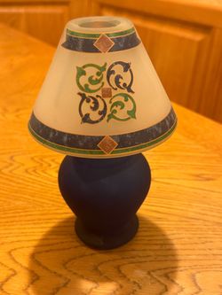 Amalfi Classic Tea Light Lamp & Shade by Pfaltzgraff