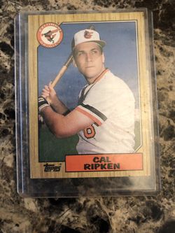 Baltimore orioles baseball card Cal Ripken