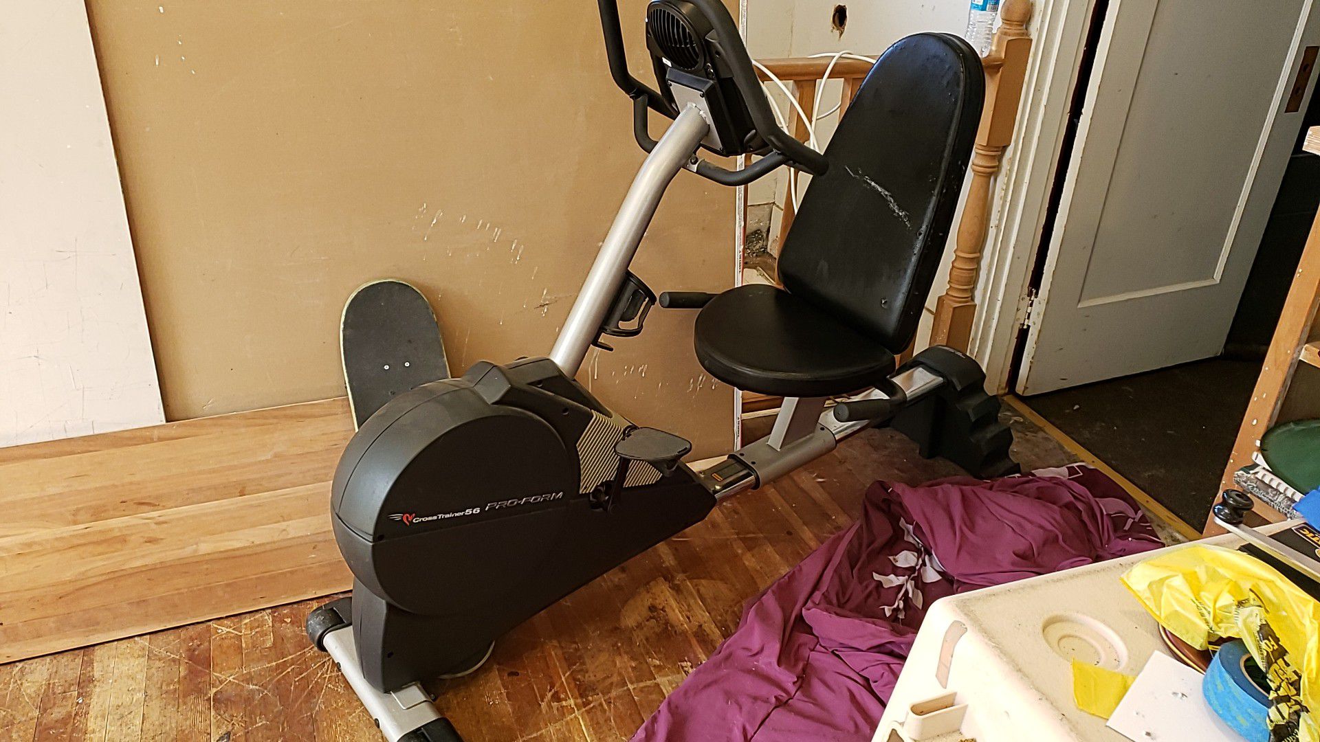 Proform cross trainer 56 exercise bike sit down style