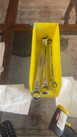 Snap on box wrenches open end