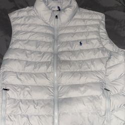 Grey polo puffer 