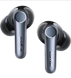 EarFun Air Pro 4 Adaptive Hybrid Noise Canceling Wireless Earbuds, Qualcomm Snapdragon Sound, aptX™ Lossless, 6 Mics AI CVC 8.0 Call, LDAC Hi-Res Audi