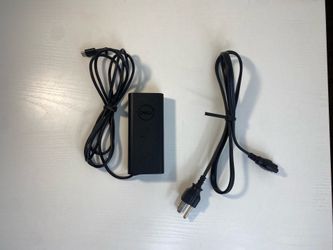 Dell 65W USB-C Laptop Charger for XPS and Latitude 5000 - Power Cord Included