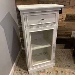 White Bathroom Storage Vanity 