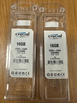 Crucial 32GB (2x16GB) DDR4 2400MHz