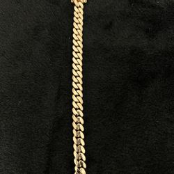 10KT Cuban Bracelet (56.6Grams) 7.5” 