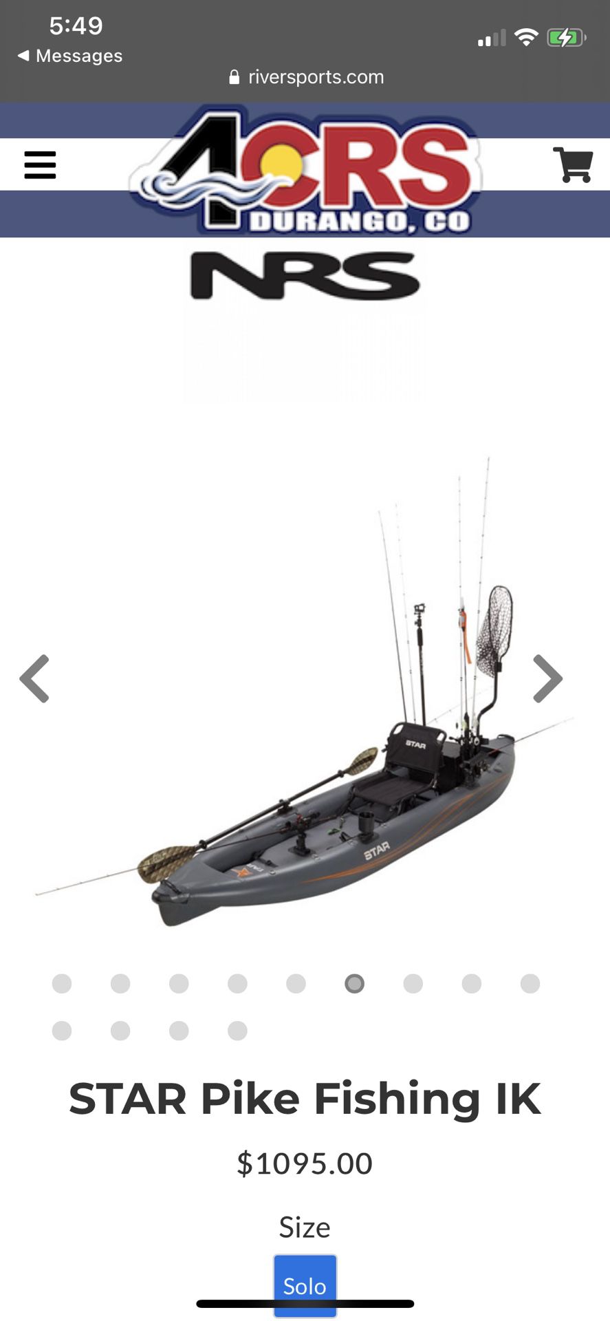 Inflatable Fishing Kayak 