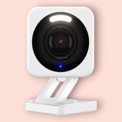 Wyze Cam V4 White Security Camera Baby/Pet Monitor